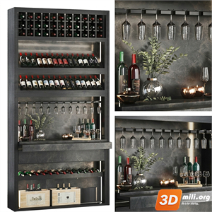 Wine cabinet Skp Files